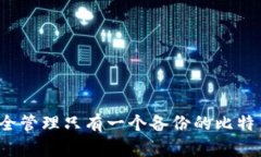 如何安全管理只有一个备份的比特币钱包？