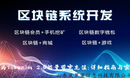 : 如何为Tokenim 2.0能量带宽充值:详细指南与实用技巧